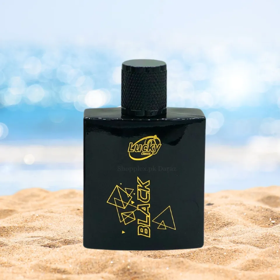 Perfume Black 100ml Big Bottle Long Lasting Lucky Brand For Men