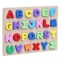 Wooden Alphabet Puzzle Toy. 