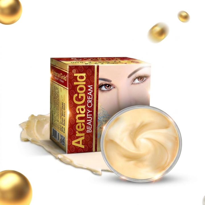 Arena Gold Beauty Cream 20g - Cream - For All Skin Types - Softens Skin - Moisturizing Cream - Cream - Beauty Cream - Fastest results - Overnight results - 7-day challenge - Visible glow