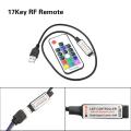 USB IR RF RGB Remote Controller for LED SMD 5050 2835 RGB Strip light 5V Wireless LED controller 3 24 17 keys for Tape ribbon. 
