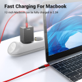 TOPK 1M 60W USB Type C Cable to USB C Cable for Samsung S10 Xiaomi Oneplus PD QC3.0 Fast Charging. 