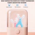 Baby Toothbrush Children's Teeth Cleaning Brush Kids U-Shaped Toothbrush Mouth Oral Cleaning Brush. 