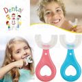 Baby Toothbrush Children's Teeth Cleaning Brush Kids U-Shaped Toothbrush Mouth Oral Cleaning Brush. 