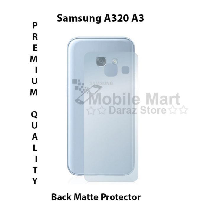 Samsung Galaxy A3 2017 Back Matte Protector Soft Skin Sheet Soft Film Protection For Samsung Galaxy A3 2017 A320