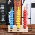 Children's multifunctional three-gear counting rack wooden counter primary 1 counting stick student counting rack toy. 