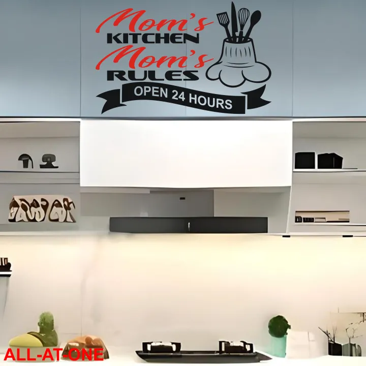ALL-AT-ONE%20#%2065%20("MOM'S%20KITCHEN%20MOM'S%20RULES%202")%20Self-Adhesive%20Vinyl%20Waterproof%20Removable%20Art%20Sticker%20To%20Decorate%20Your%20Desired%20Kitchen.%20-%20Image%203