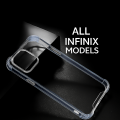 Transparent Soft Jelly Cover For Infinix Hot 50 Pro Plus Note 50 Pro Plus Zero 40 / 30 / 20 Smart 10 Smart 9 Smart 8 pro Plus Hot 40 Pro Hot 30 Hot 20 Play Hot 11 Play Hot 10 Play Hot 9 Play Note 40 Pro 5g  Note 30 Pro Note 12 Pro Note 11 Note 10 Gt 20. 