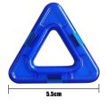 8pcs Magnetic Designer Construction Set Block Model Magnet Toy Triangle Square Constructor Plastic Boys Girls Gift Rondom. 