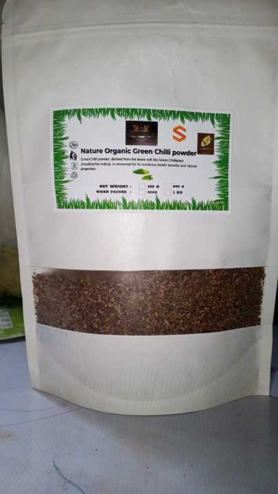 "Pure Green Chilli Powder | Natural Hari Mirch Powder | Organic Spicy Flavor for Cooking"