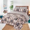Beddys Studio Double  King Size Printed Cotton Bedsheet Set With 2 Pillow Cover (19 x 29) Inches. 