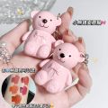 1Pc gloss Texture Lip Glaze Art Value Bear Paradise Velvet Lip Bear Keychain Lip Mud Lipstick Waterof Long Lasting Lip For Women & Girls. 