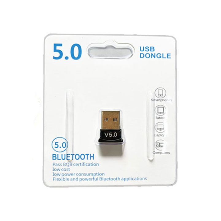 5.0 Bluetooth Dongle - Bluetooth 5.0 Adopter For PC / Laptop without CD and Drivers just plug and play