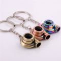 Real Whistle Sound Turbo Keychain Spinning Turbine Key Chain Ring Keyring. 