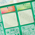 Creative Cartoon Painting Stencils Reusable Templates for Diy Scrapbooking Stationery Supplies. 