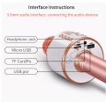 Portable Karaoke Bluetooth Wireless Microphone Speaker Handheld Music Player MIC Singing Recorder KTV Mic. 