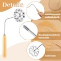 Mould with Handle Rose Flower Cookies Tool Cast Mould Set for Kitchen Baking. 