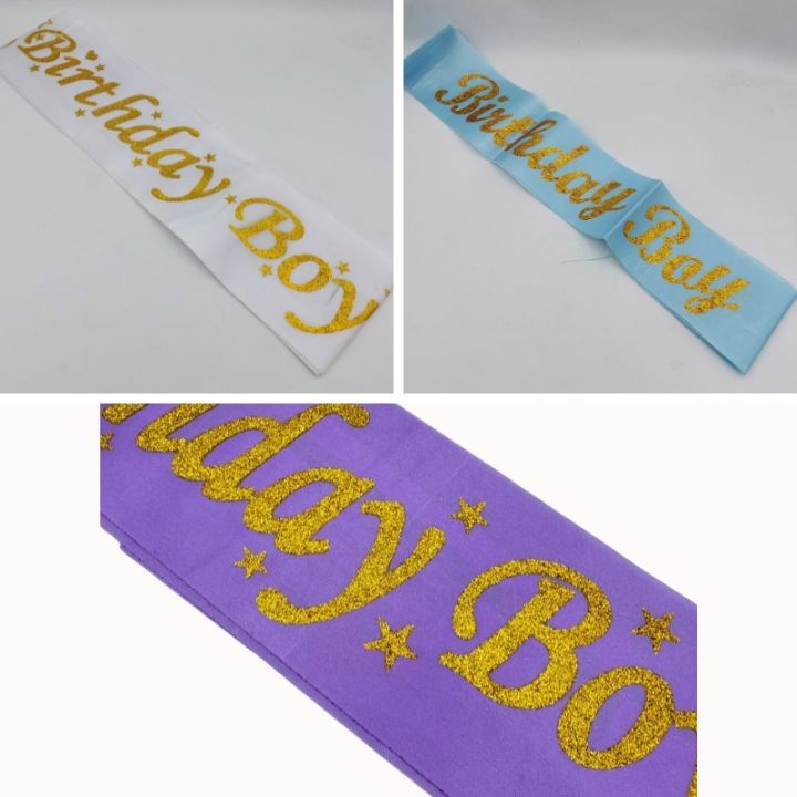 BIRTHDAY BOY SASH FOR PARTY WEAR