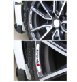 4pcs Rim Stripes Reflective Stickers, Wheel Sticker Rom Edge Stickers Bike rim sticker car decoration Accesories Vinyl Decal White Black Available Color. 
