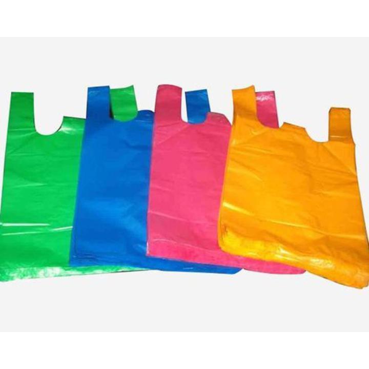 Pack of 100 - Plastic Shoppers for Shopping size 15x18 Big size shoppers