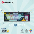 FANTECH ATOM 96 MK890 V2 MIZU Edition RGB Full Key Roll Over Hot Swappable Mechanical Keyboard All Anti Ghost Keys Fully Customizable Red Switch. 