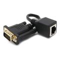 VGA to RJ45 Adapter Network Cable to VGA Network Cable Connector Monitor to Network Cable Connector VGA Extender. 