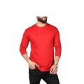 Summer Full Sleeve Round Neck T-shirt For Men, Casual Wear T-shirt, Cotton Jersey Black, Red, Blue T-shirt, Long Sleeve T-shirt For Men's. 