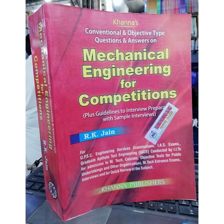 Conventional & Objective Type Questions & Answers on Mechanical Engineering for Competitions by R.K Jain