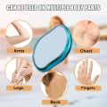 Reusable Crystal Hair Eraser Physical Hair Removal Tool Painless Safe Epilator Body Hair Remover Depilation Glass Shaver. 