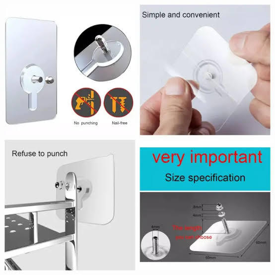 Wall%20Mounted%20Self%20Adhesive%20Transparent%20Screw%20Hook%20-%20Image%202