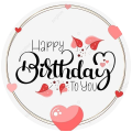 50 Pcs Happy Birthday Stickers. 