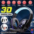 GAMING HEADPHONES RGB  WITH BUILT IN MIC. 