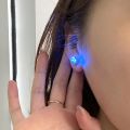 1 PC Elegant Flahing Blink Diamond Delicate Jewelry tud Earring Dance Party Decoration Girl Men LED Colorful Luminou Women Wedding Ladie[Top-notch quality]. 