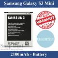 Samsung Galaxy S3 Mini Battery EB-L1M7FLU Replacement Premium Quality 2100mAh For Samsung Galaxy S3 Mini. 