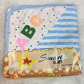 kidzo ABC style Baby Wrapping Sheet Soft Multi colors Towel Type Stuff (Pack Of 1). 