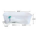 Mini Premium Turtle Tank With Basking Ramp Platform Multi-area Design Tortoise Habitat Aquarium Tools. 