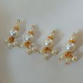10 PCS Kurti Hanging Front Buttons for Women's Dresses, tassel and laces. 