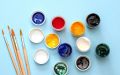 Yalong Acrylic Colors 6 Basic Colors in Bottle 25 ml with 1 Palette, 1 Painting Brush | 3 in 1 | KidzKlub. 