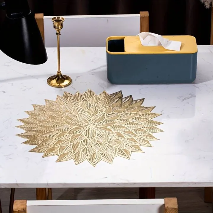 2/4/6%20Hibiscus%20Flower%20Table%20Mat%20PVC%20Insulated%20Hollow%20Placemat%20Kitchen%20Dining%20Table%20Mat%20Coaster%20Cup%20Pad%20HomeTable%20Mats%20Wipeable%20Vinyl%20Place%20Mat%20for%20Holiday%20Wedding%20Dinner%20Table%20Decoration%20Mat%20-%20Image%204