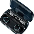 M10 & M19 & Air pod Pro & Air31 TWS Air pod_ with Super Sound & High Quality Touch Sensors True Stereo Headphones with Built in Mic 10m Transmission Bluetooth Wireless Earbuds , Charging Case Sport Headset for all Bluetooth Smart devices.. 