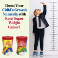 Kent Super Weight Gainer Powder - Health Milk Powder for Kids - Chocolate & Vanilla Flavor - Pack of 2. 
