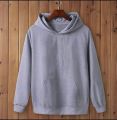 Plain pull over fleece kangro hoodie for men. 