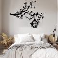 Birds On Tree wood  Wall Art, Wall Art Gift For Bird Lover, Birds On Branch Wall Art For Farmhouse Decor, wood Art Gift For Nature Lover new design wooden wall art. 