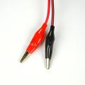 Alligator Clip Test Lead Cable for Banana Plug 1M Black Red. 