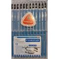Mars Lumograph Steadtler Set of 12pcs different shades Drawing Sketching pencils Professional Sketch and Drawing pencils set,Art Pencil. 
