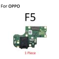 Headphone Jack Audio Microphone Connector Complete Board Flex Cable Parts For OPPO F1s F1 F3 Plus F5 Youth F7 F11 F15 F9 Pro. 