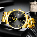 DIJANES Fashion Mens Stainless Steel Watches Luxury Minimalist Quartz Wrist Watch Men Business Casual Watch DS1421. 