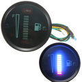 12V/24V Universal 52mm Car Motorcycle Fuel Level Meter Gauge 8 LED Light Display. 