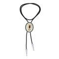 Long Mens Bolo Tie Necktie PU Leather Necklace Rope Sweater Chain Shirt Chain Adjustable Western for Cowboy Jazz Hat Women. 