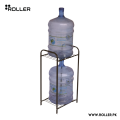 2-Tier Metal Water Bottle Stand with Wheels  Gravity Water Dispenser Stand  Kitchen Trolley Organizer  Made in Pakistan  Roller.pk   water cooler stand, Iron made stand ideal for all sizes of water coolers, Water cooler stand metal rack with iron. 