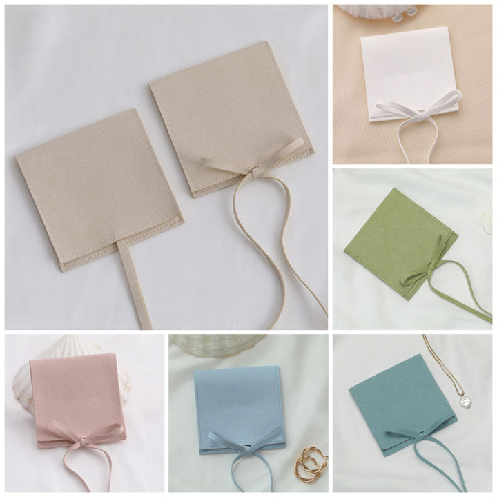 Microfiber Jewelry Pouch Soft Small Jewellery Packaging Bag 1pcs Storage Envelope Jewelry Bag for Travel Home Organization Jewelry Storage Gifting Fashion Accessory